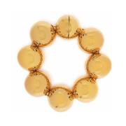 Jil Sander Guld Lekfull Ring Armband Yellow, Dam