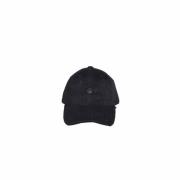 Carhartt Wip Svart Corduroy Baseballkeps med Logobroderi Black, Herr