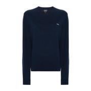 A.p.c. Round-neck Knitwear Blue, Dam