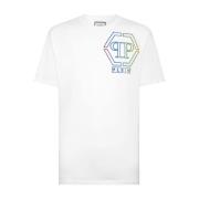 Philipp Plein Vita T-shirts och Polos White, Herr