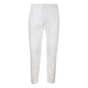 Fay Slim-fit Trousers White, Herr