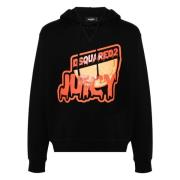 Dsquared2 Hoodies Black, Herr