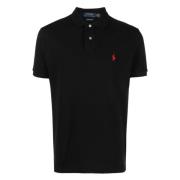 Ralph Lauren Klassisk Bomullspolo Black, Herr