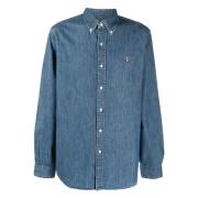 Ralph Lauren Denim Shirts Blue, Herr