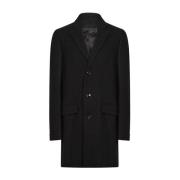 Dolce & Gabbana Single-Breasted Coats Black, Dam