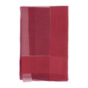 Faliero Sarti Silky Scarves Red, Dam