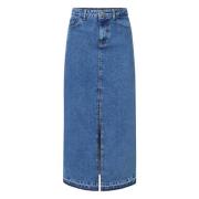 Philosophy di Lorenzo Serafini Maxi Skirts Blue, Dam