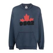 Dsquared2 Sweatshirts & Hoodies Blue, Herr