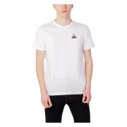 le coq sportif T-Shirts White, Herr