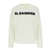 Jil Sander Ivory Bomull T-shirt White, Dam