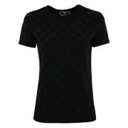 Elisabetta Franchi T-Shirts Black, Dam