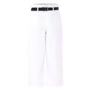 Kocca Cropped Trousers White, Dam