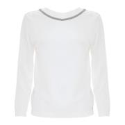 Kocca Round-neck Knitwear White, Dam