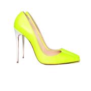 Christian Louboutin Pre-owned Pre-ownedLäderklackskor Yellow, Dam