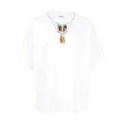 Marcelo Burlon Vit T-shirts och Polos Kollektion White, Herr