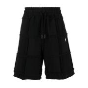 Marcelo Burlon Svarta Shorts Urban Stil Black, Herr