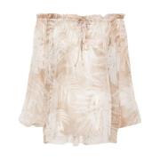 Ermanno Scervino Beige Blus från Ermanno Firenze Beige, Dam