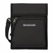 Balenciaga Nylon crossbodyvskor Black, Dam