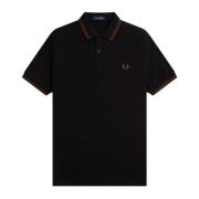 Fred Perry Polo Shirts Black, Herr