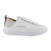 Alexander Smith Vit Swarovski Kristall Sneakers White, Dam