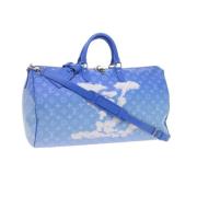 Louis Vuitton Vintage Pre-owned Canvas louis-vuitton-vskor Blue, Dam