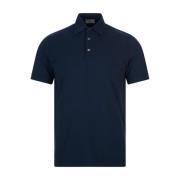 Fedeli Polo Shirts Blue, Herr