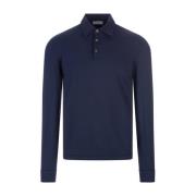 Fedeli Polo Shirts Blue, Herr