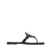 Tory Burch Metal Miller Soft Sandaler Black, Dam