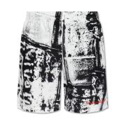 Alexander McQueen Badshorts White, Herr