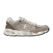 Premiata Retro Beige Sneakers Beige, Herr