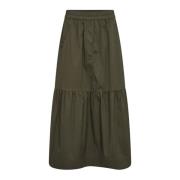 Co'Couture Crisp Gypsy Kjol Army Green, Dam