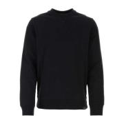 Courrèges Svart Bomullsweatshirt Black, Herr