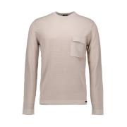 Genti Sweatshirts Hoodies Brown, Herr