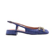 Bibi Lou Elegant Slingback Ballerina Blue, Dam