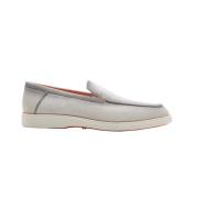 Santoni Loafers Gray, Herr