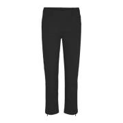 LauRie Cropped Trousers Black, Dam