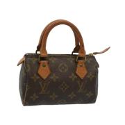 Louis Vuitton Vintage Pre-owned Canvas handvskor Brown, Dam