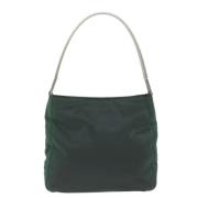 Prada Vintage Pre-owned Tyg prada-vskor Green, Dam