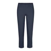 LauRie Cropped Trousers Blue, Dam