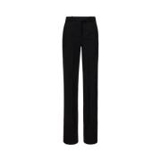 Versace Straight Trousers Black, Dam