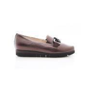 Hassia Metallisk Brun Slip-On Kedjedetalj Brown, Dam