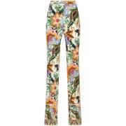 Etro Straight Trousers Multicolor, Dam