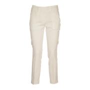 Dondup Cropped Trousers White, Dam