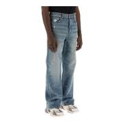 Amiri Straight Jeans Blue, Herr