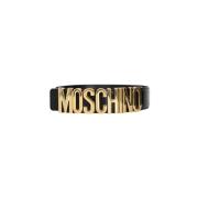 Moschino Belts Black, Herr