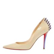 Christian Louboutin Pre-owned Pre-owned Laeder klackskor Beige, Dam