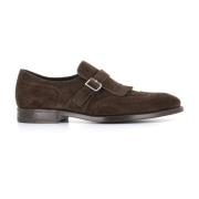 Henderson Brun Mocka Frans Brogue Skor Brown, Herr