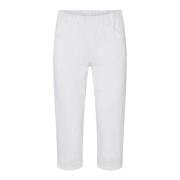 LauRie Cropped Trousers White, Dam