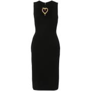 Moschino Midi Dresses Black, Dam