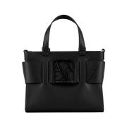 Armani Exchange Handbags Black, Dam